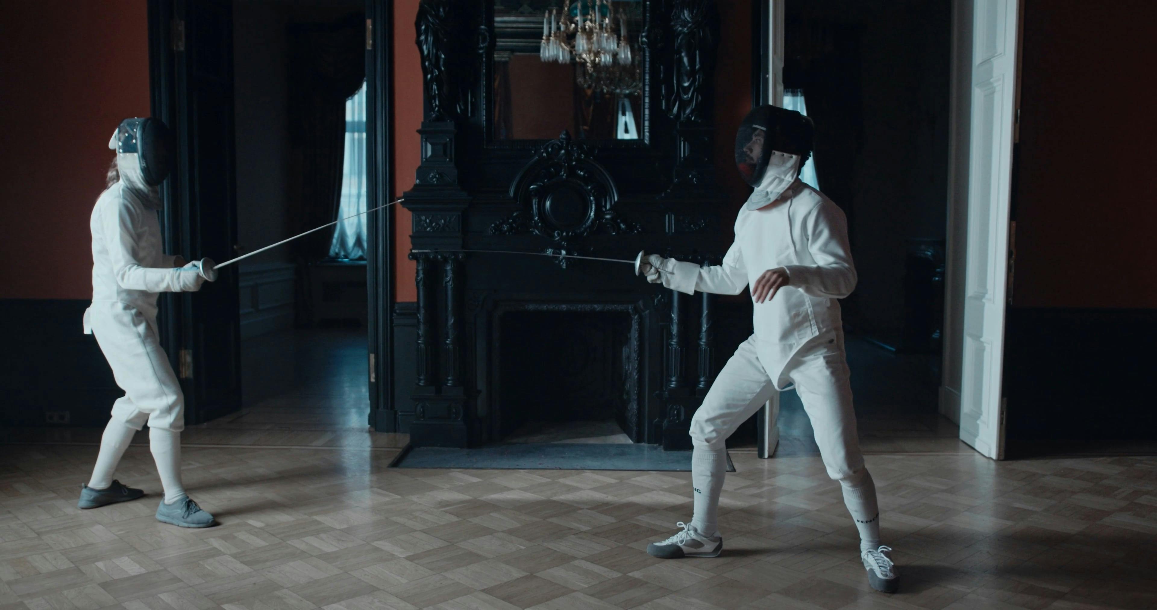 People Doing Fencing at Home · Free Stock Video