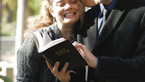 Couple Reading the Bible