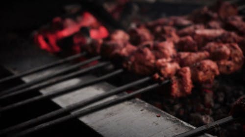 Close-Up View of a Barbecue