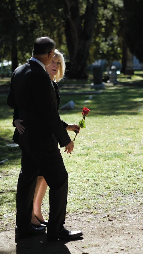 A Woman Offering a Rose