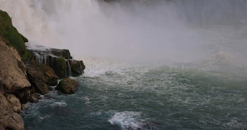 Waterfall Flowing Backwards