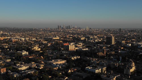 Drone Footage of a City