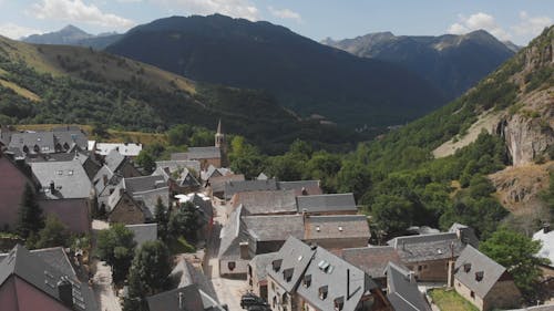 Aerial Shot of a Village