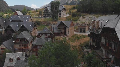 Aerial Shot of a Village