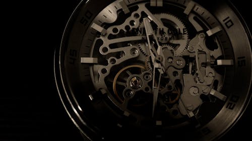 Watch with Visible Parts