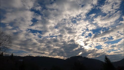 Timelapse Footage of Clouds