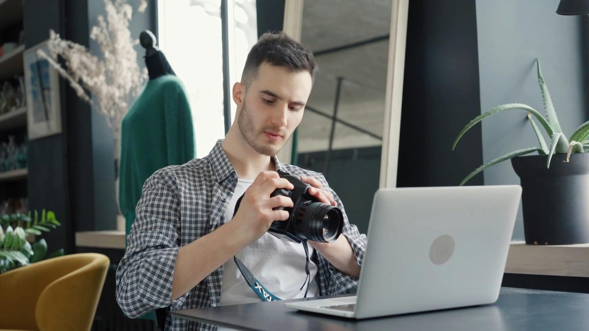 A Man Using Laptop · Free Stock Video