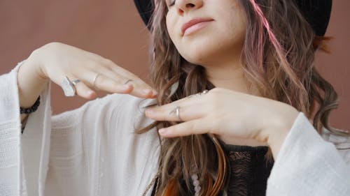 Woman Dancing Gracefully