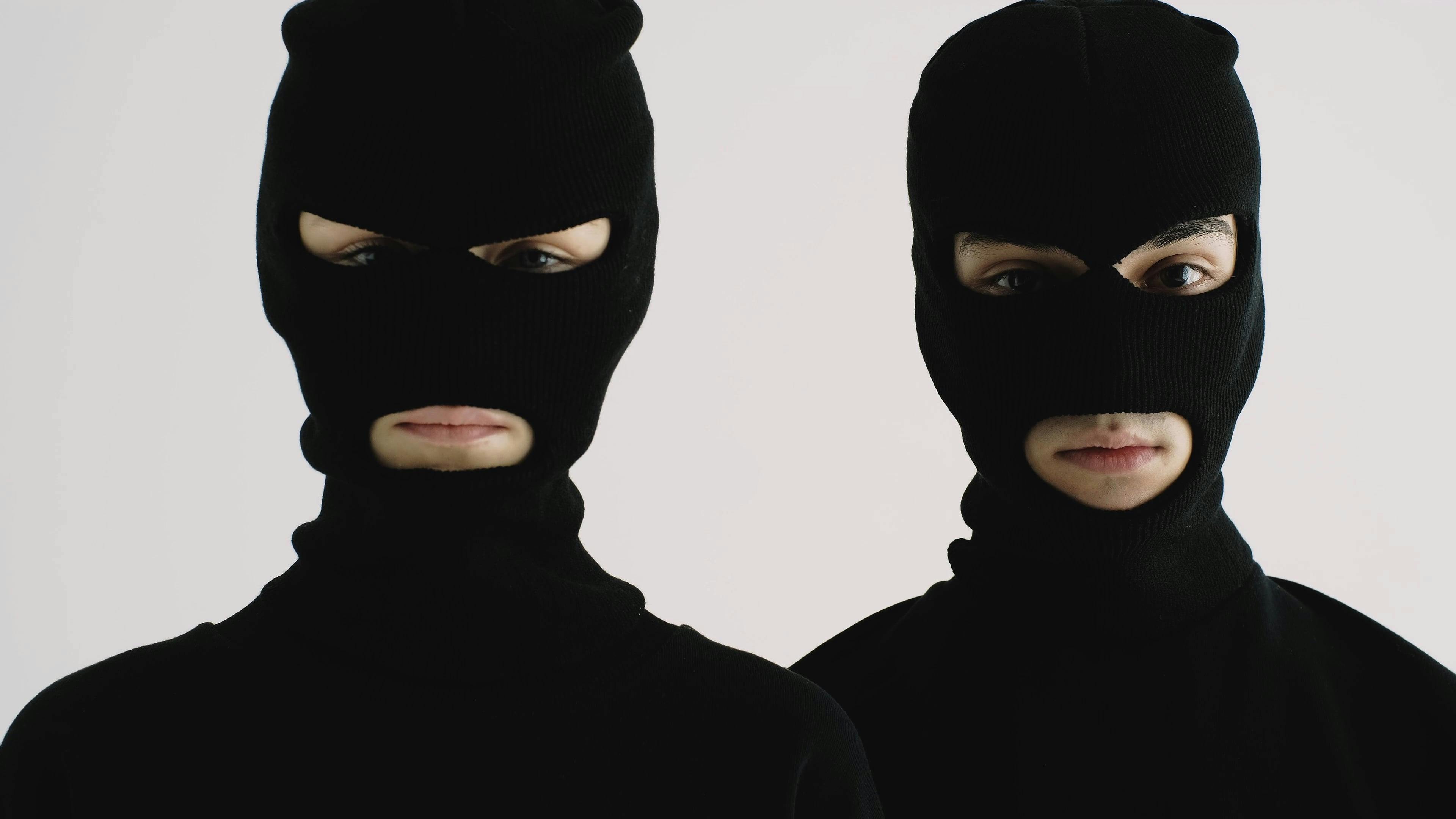 People Wearing Balaclava · Free Stock Video