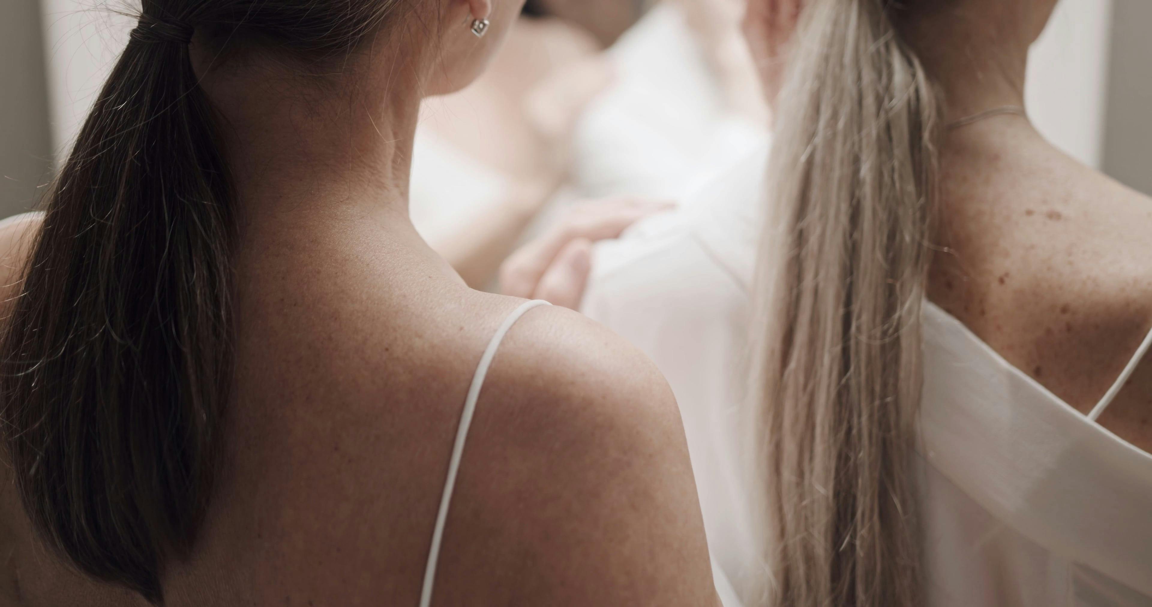 People In Front of the Mirror · Free Stock Video