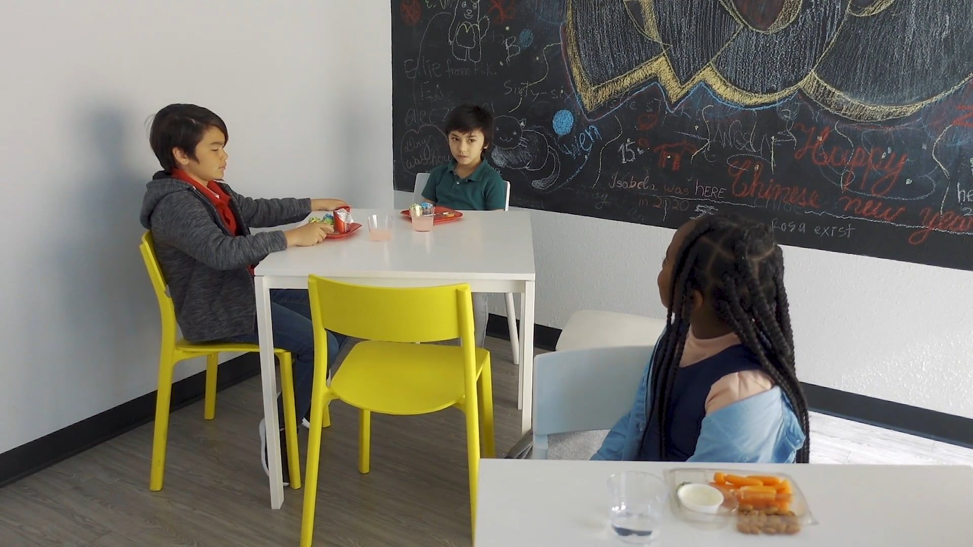 a-girl-getting-bullied-in-the-school-cafeteria-free-stock-video