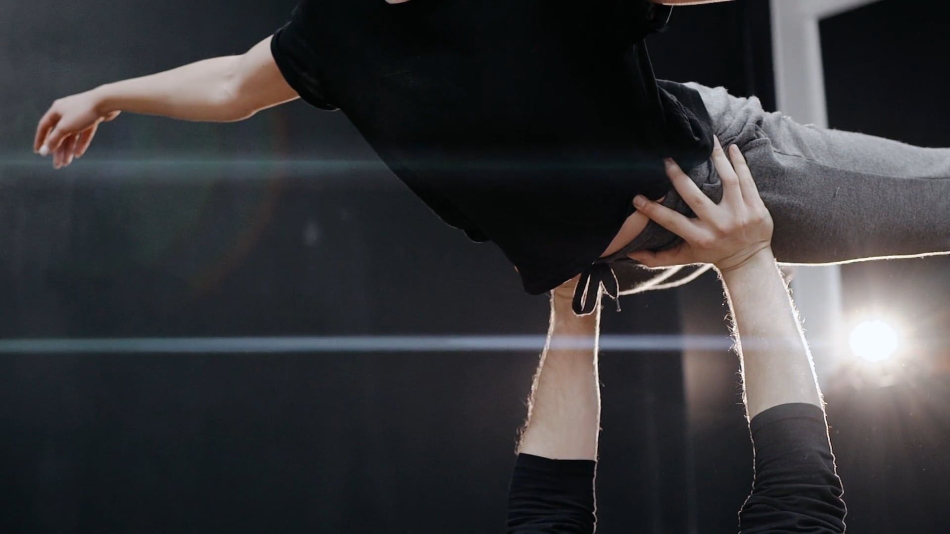 Couple Dancing in the Dance Studio · Free Stock Video