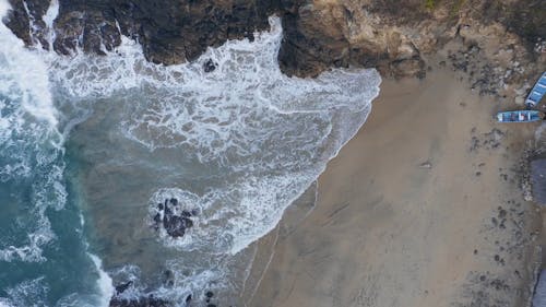 A Drone Footage Beach 