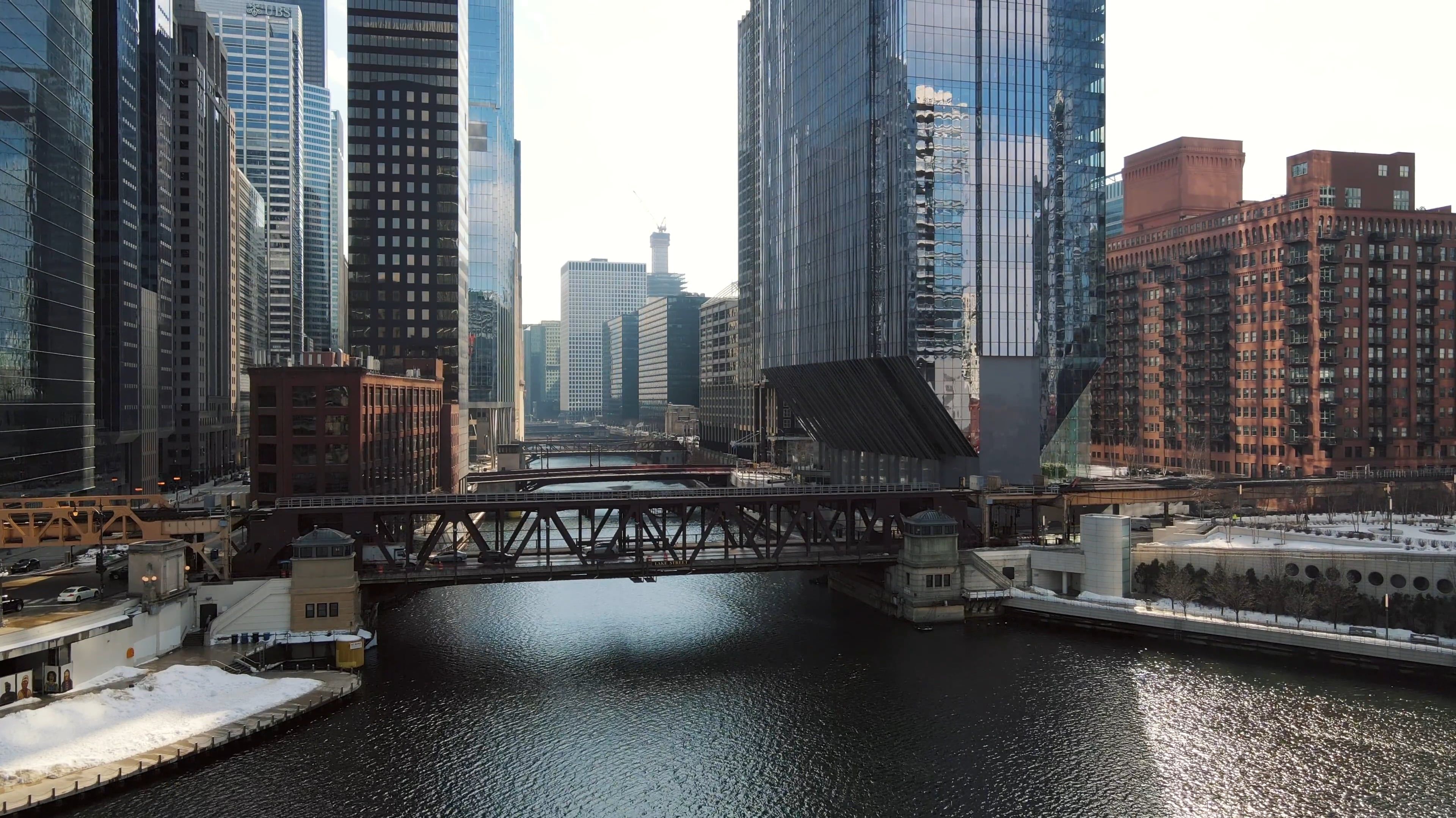 An Aerial Footage of a City with High-rise Buildings Free Stock Video ...