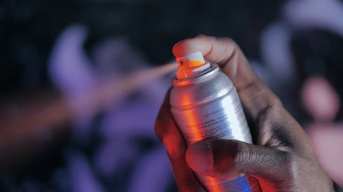 A Close-Up Video of an Aerosol Spray