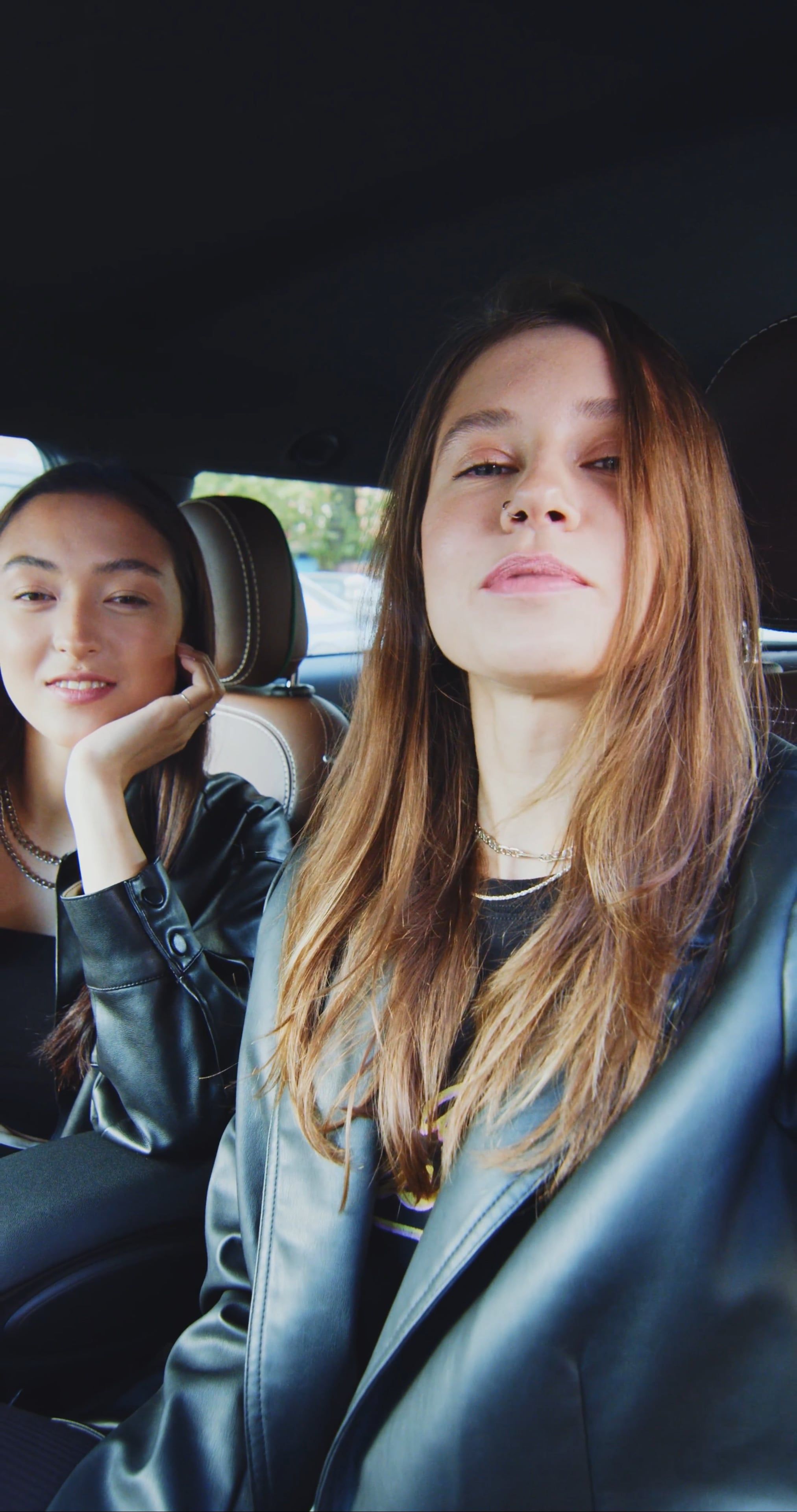A Beautiful Woman Taking a Selfie Inside a Car Free Stock Video Footage ...