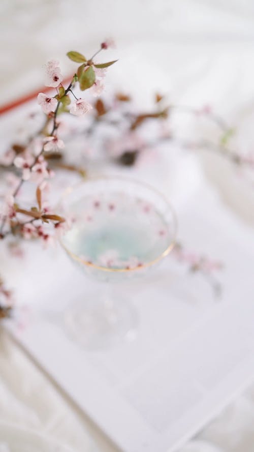 Flowers and a Glass of Water