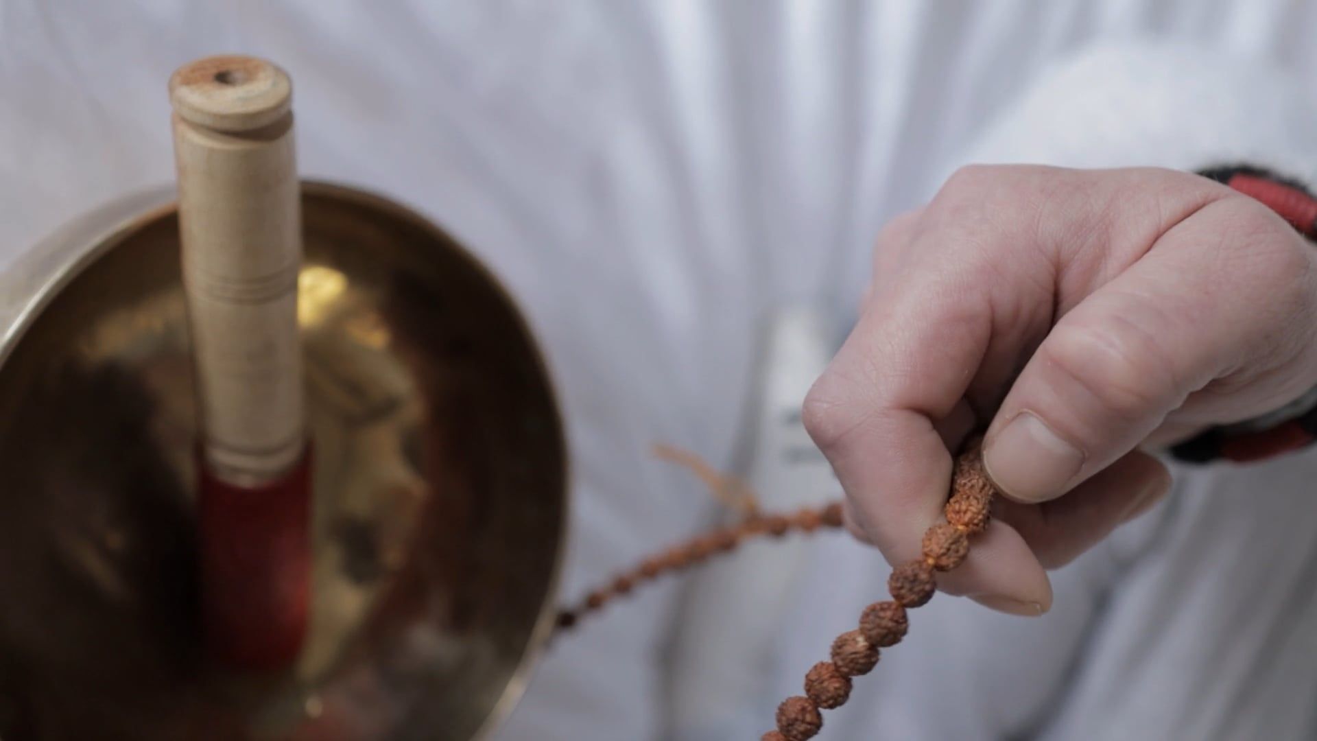 A Person Holding a Prayer Beads · Free Stock Video