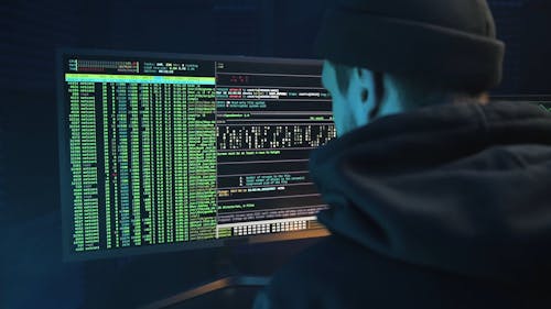 Hacker Computer Screen Stock Video - Download Video Clip Now - 4K