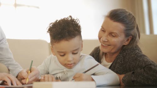 Woman Spending Time with a Boy