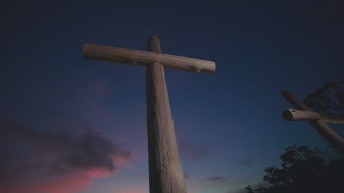 Shot of Three Crosses