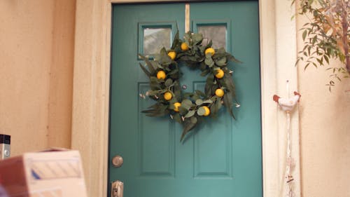 Woman Receiving her Deliveries