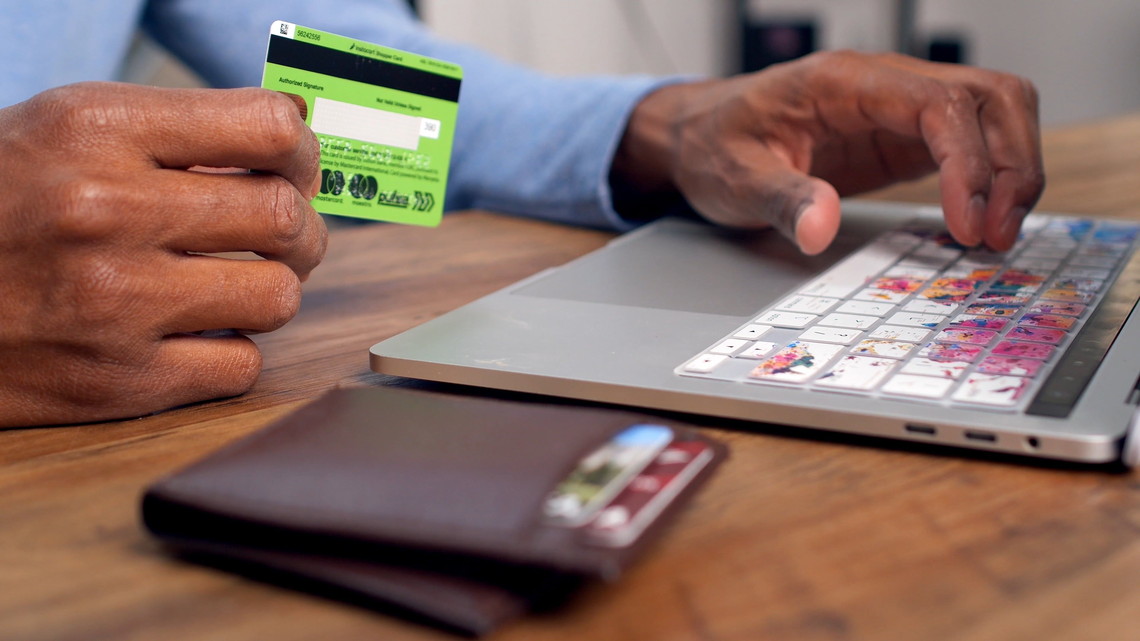 Man Using Credit Card to Purchase · Free Stock Video