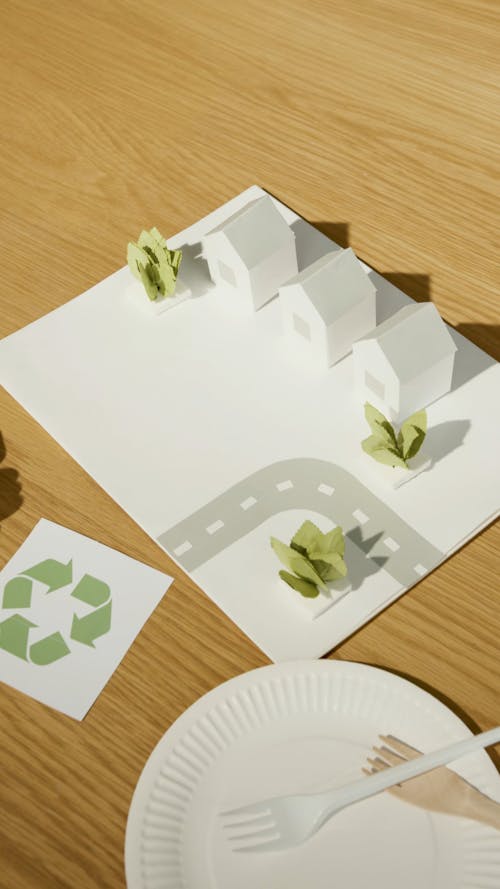 Kid Learning Sustainability With A Scale Model · Free Stock Video