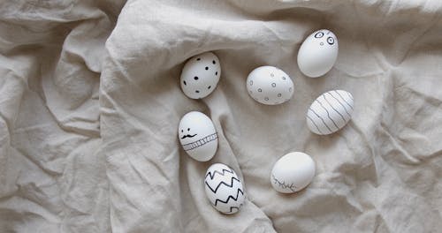 Eggs with Drawing