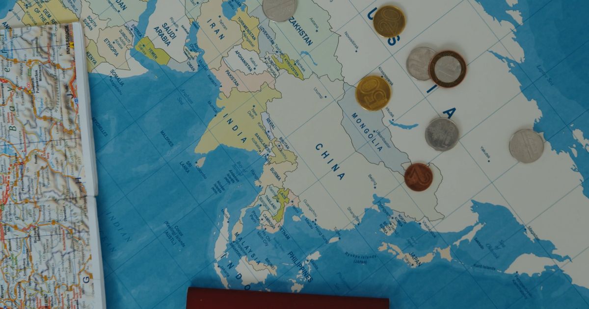 close up view of world map 7009802