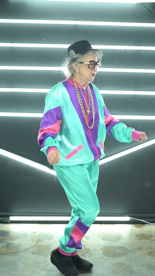 Grandma Showing Her Hip Hop Moves