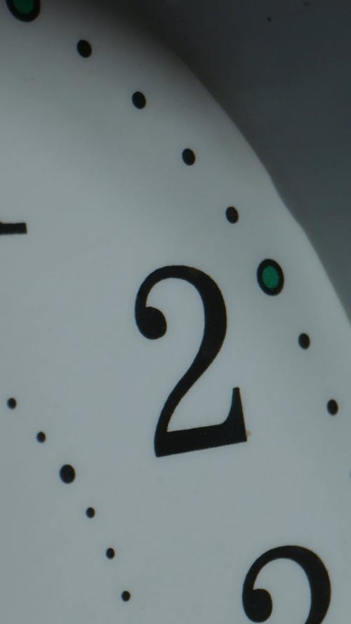 Close Up of Clock Hands