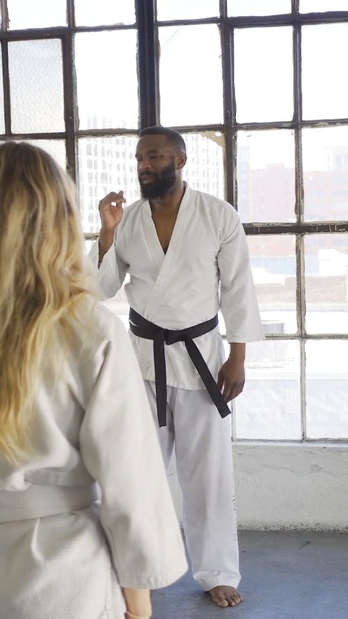 Man Demonstrating Example Man Demonstrating His Martial Art Skills · Free Stock Video