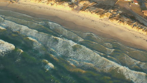 Aerial Footage of the Coastal Area