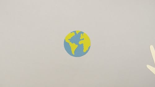 An Animation of Hands Protecting the Earth