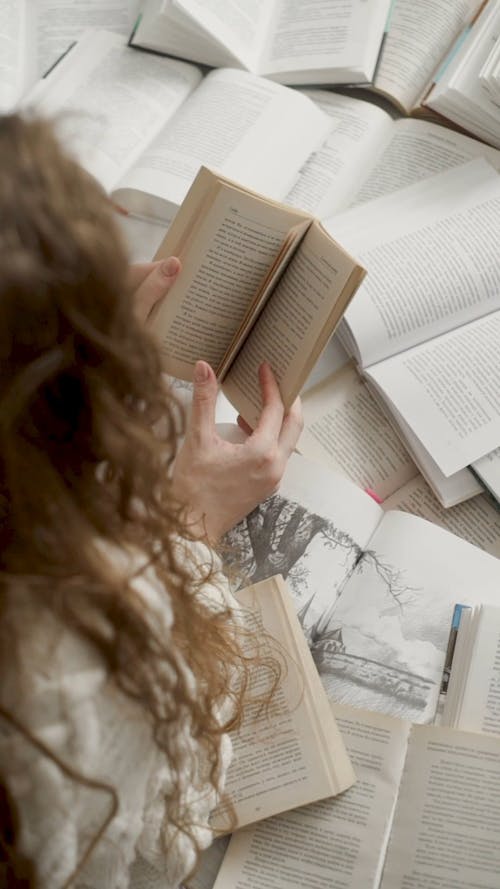 Woman Reading a Book