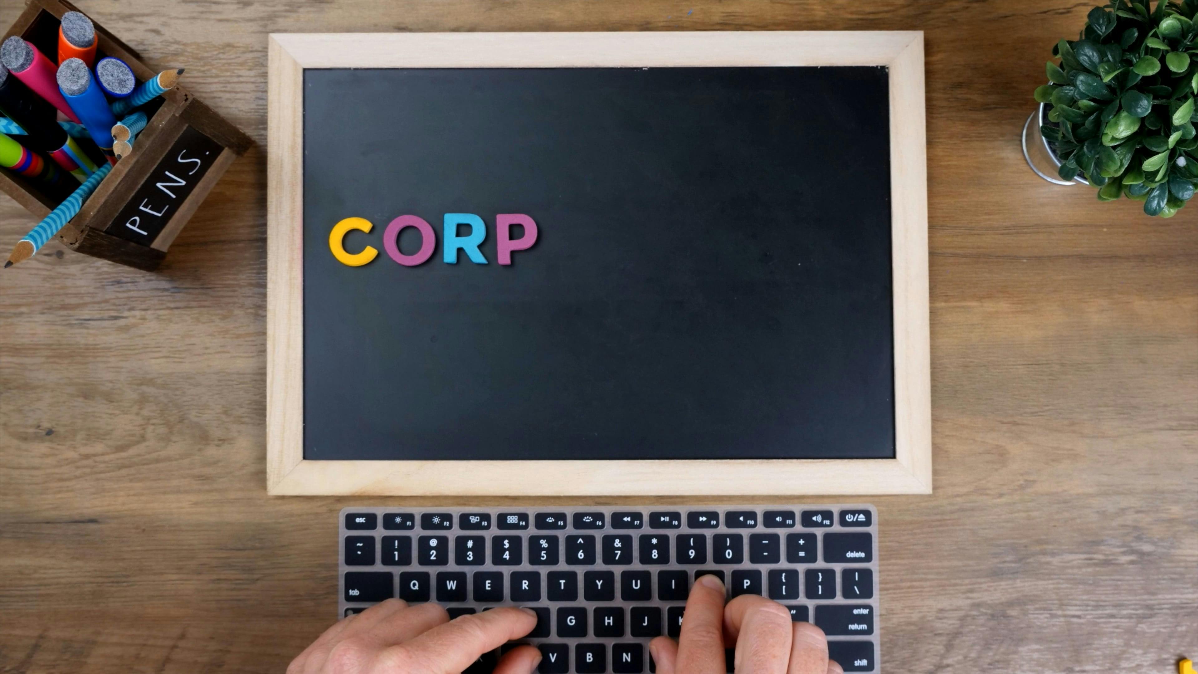 Corporation Sign Free Stock Video Footage, Royalty-Free 4K & HD Video Clip