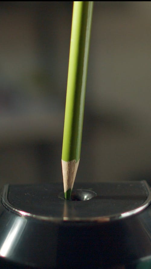 Sharpening a Colored Pencil
