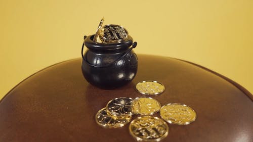 Zoom Out Video of a Pot of Gold