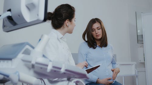 A Pregnant Woman Having Her Medical Check-up