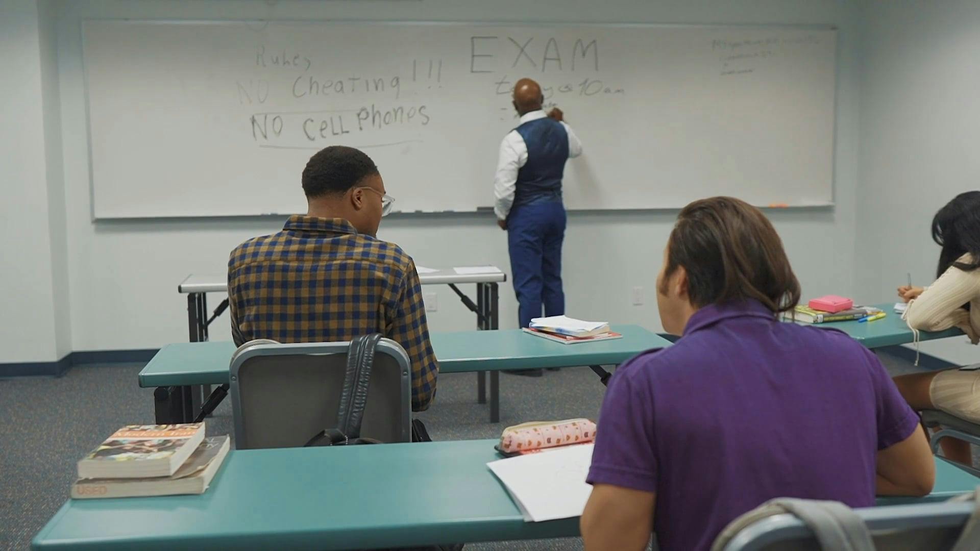 Students Cheating During an Exam · Free Stock Video
