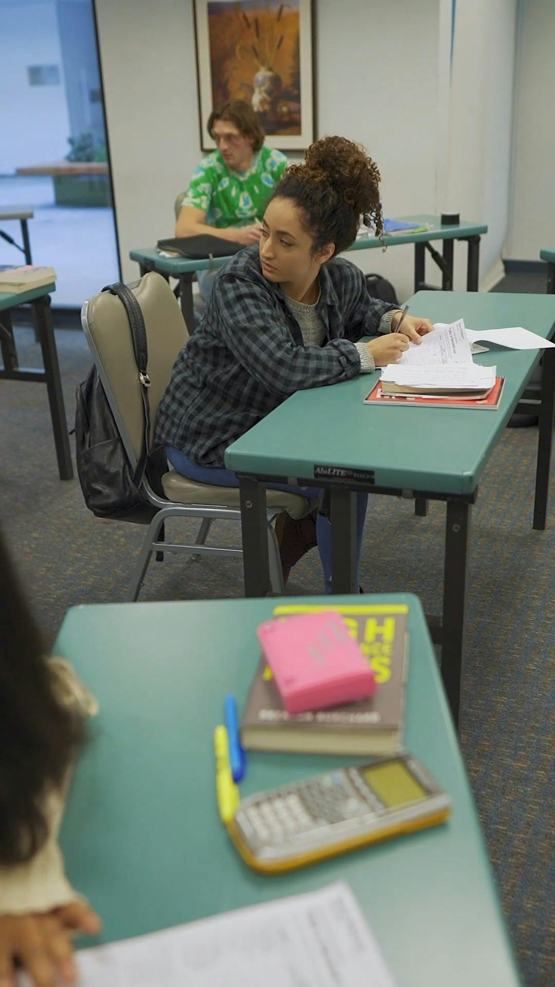 Students Cheating During an Exam \u00b7 Free Stock Video