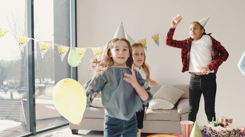 Children on a Birthday Party