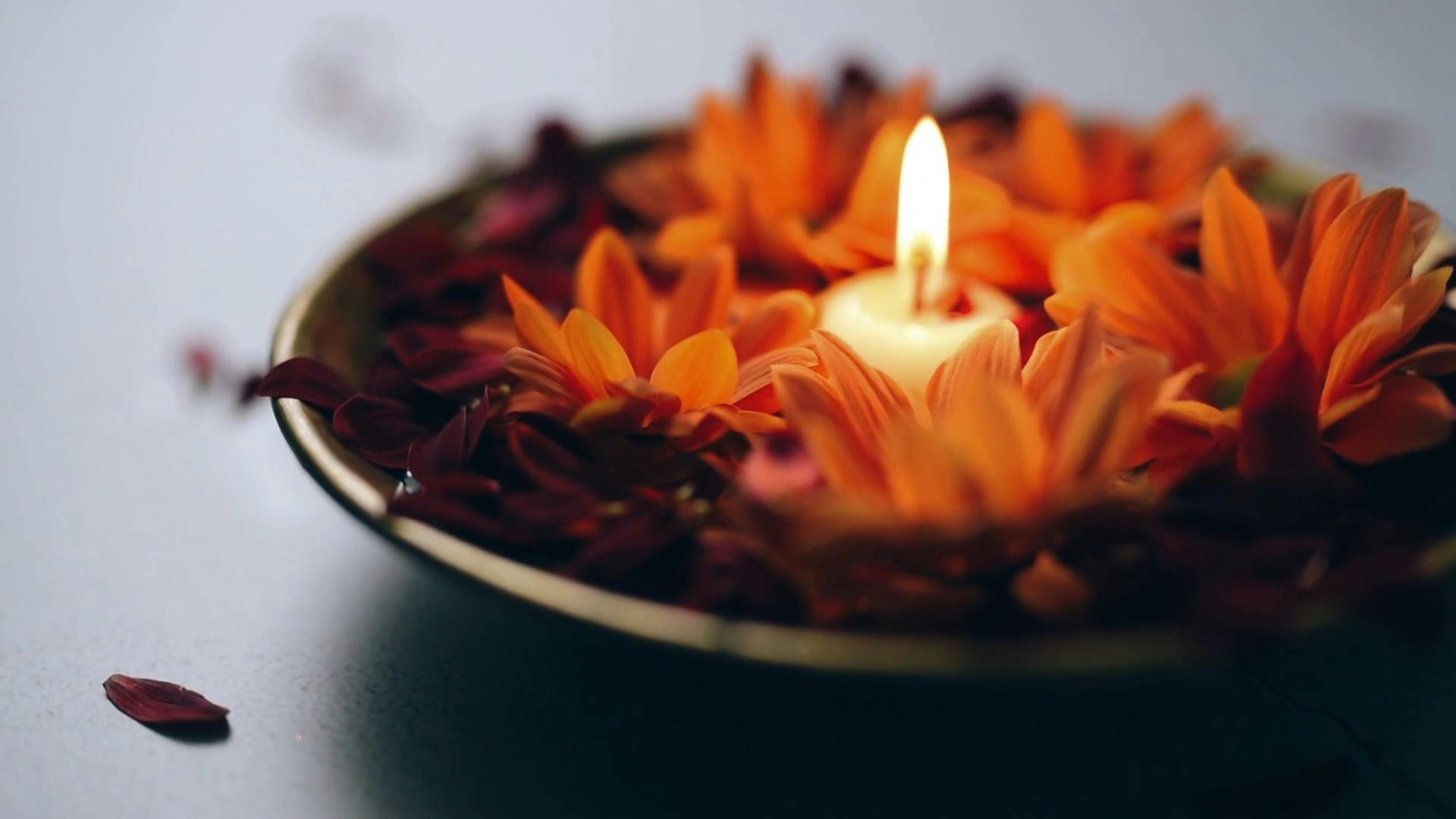 CloseUp Video of a Lighted Candle · Free Stock Video