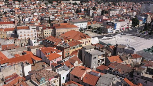 Aerial Shot of a Village