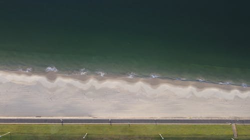 Drone Footage of a Seashore