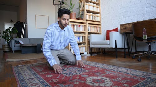 Man Performing Salah