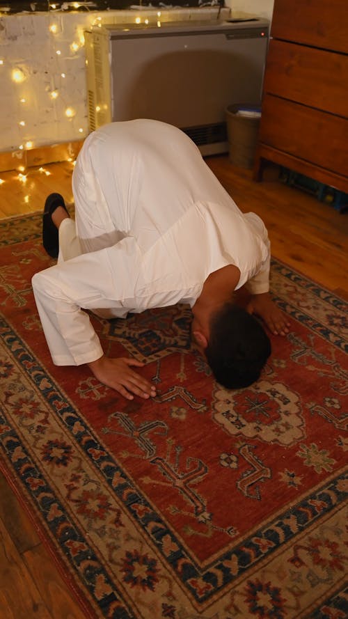Man Performing Salah
