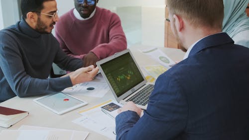 Team Discussing on the Table