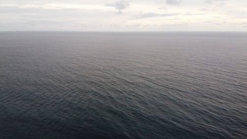 Aerial Footage of a Calm Ocean